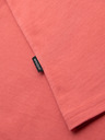 Ombre Clothing Tricou clasic BASIC din bumbac pentru bărbați - coral