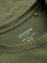 Ombre Clothing Tricou clasic BASIC din bumbac pentru bărbați - kaki