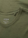 Ombre Clothing Tricou clasic BASIC din bumbac pentru bărbați - kaki