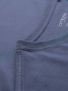 Ombre Clothing Tricou clasic BASIC din bumbac pentru bărbați - denim albastru