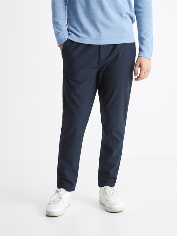 Celio Pantaloni bărbați albastru închis Celio Cosmart