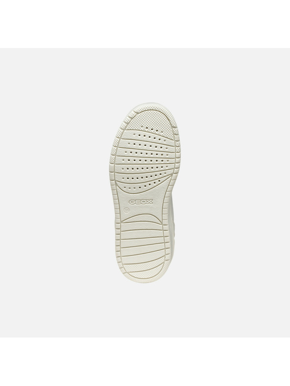 Geox Pantofi sport albi pentru băieți Geox Washiba Fast In