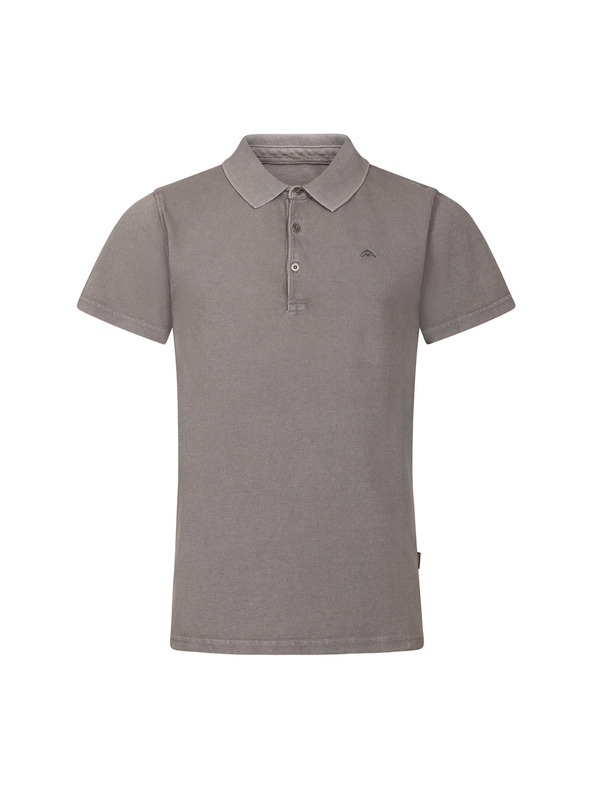 NAX Tricou polo din bumbac pentru bărbați nax NAX WERT driftwood