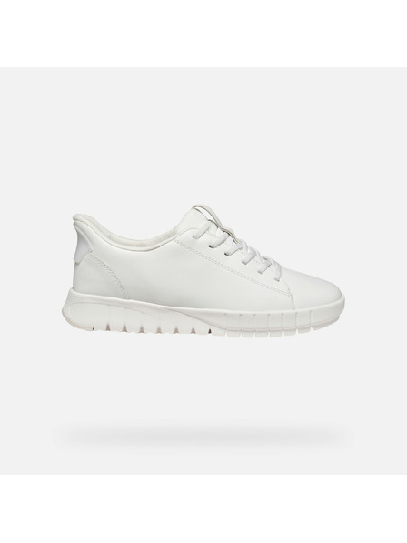 Geox Teniși albi pentru femei Geox Flextride Plus