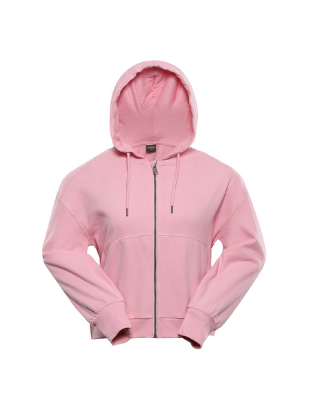 NAX Hanorac din bumbac pentru femei nax NAX OLOSA romance rose