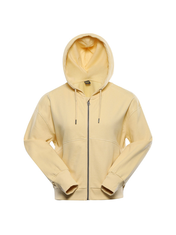 NAX Hanorac din bumbac pentru femei nax NAX OLOSA apricot gelato