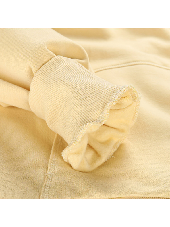 NAX Hanorac din bumbac pentru femei nax NAX OLOSA apricot gelato