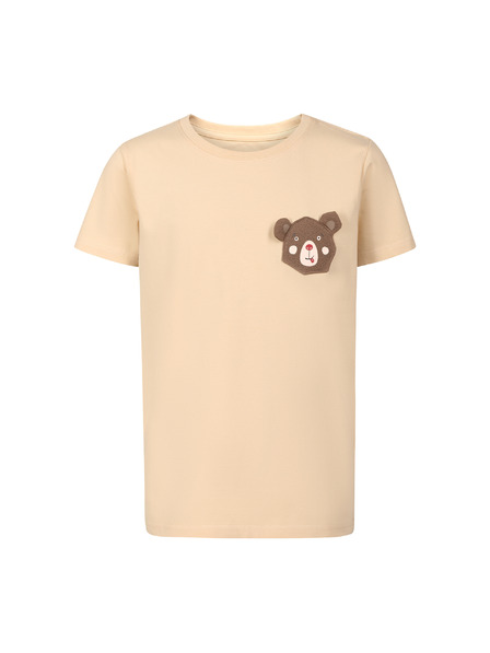 NAX Tricou din bumbac pentru copii NAX OMESO semolina