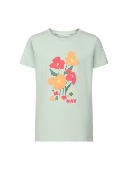 NAX Tricou din bumbac pentru copii NAX OMESO verde cameo