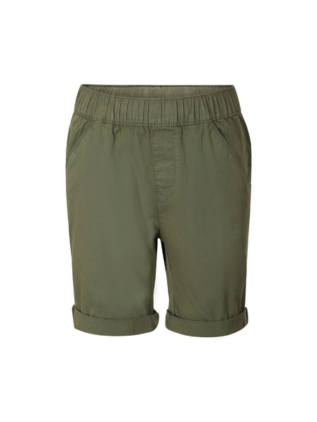 ALPINE PRO Pantaloni scurți din bumbac pentru copii ALPINE PRO NOKO verde militar