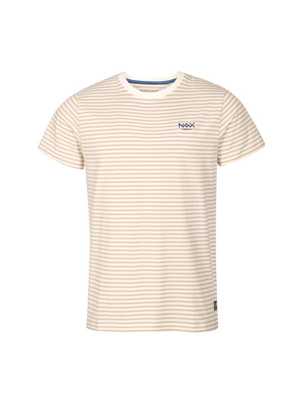 NAX Tricou bărbătesc din bumbac NAX CESEF white pepper