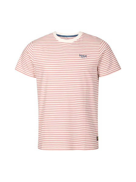 NAX Tricou bărbătesc din bumbac NAX CESEF old rose