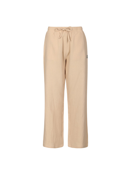NAX Pantaloni largi pentru femei nax NAX GRALA semolina