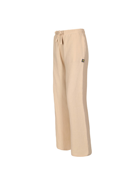 NAX Pantaloni largi pentru femei nax NAX GRALA semolina