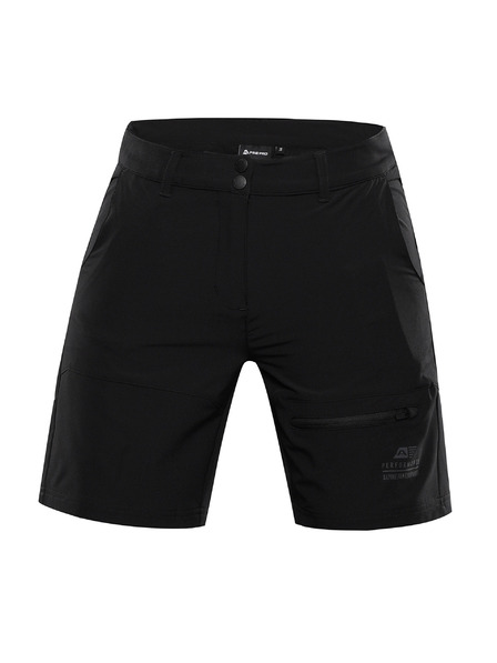 ALPINE PRO Pantaloni scurți softshell pentru femei ALPINE PRO BAKA negru