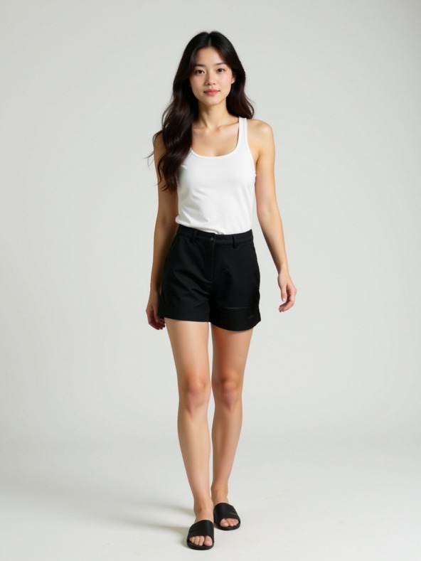 ALPINE PRO Pantaloni scurți softshell pentru femei ALPINE PRO BAKA negru