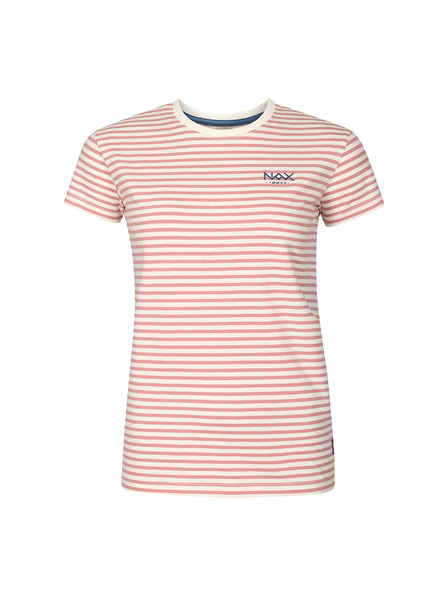 NAX Tricou din bumbac pentru femei nax NAX AWENA old rose