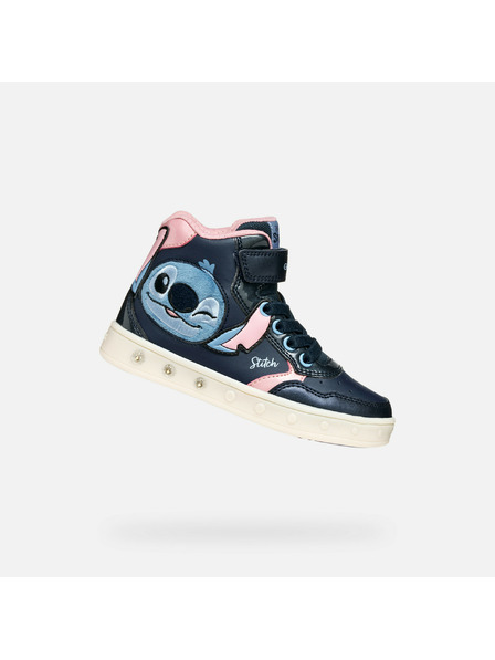 Geox Adidași Geox Skylin albastru închis pentru fete