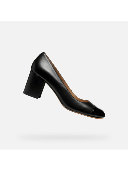 Geox Pantofi negri cu toc pentru femei Geox Virnilisa 65