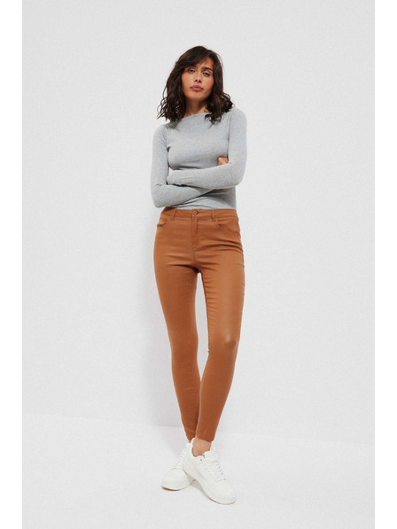 Moodo Pantaloni maro slim