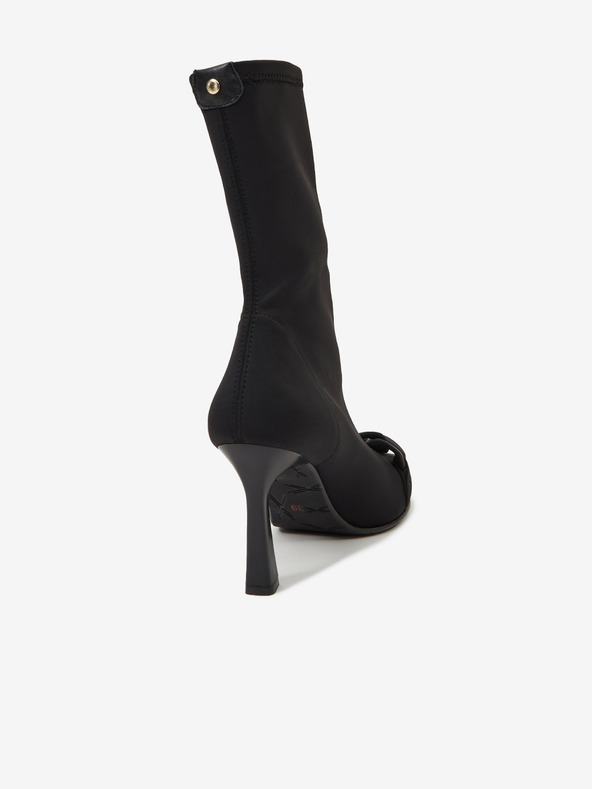 Ojju Cizme negre cu toc pentru femei OJJU