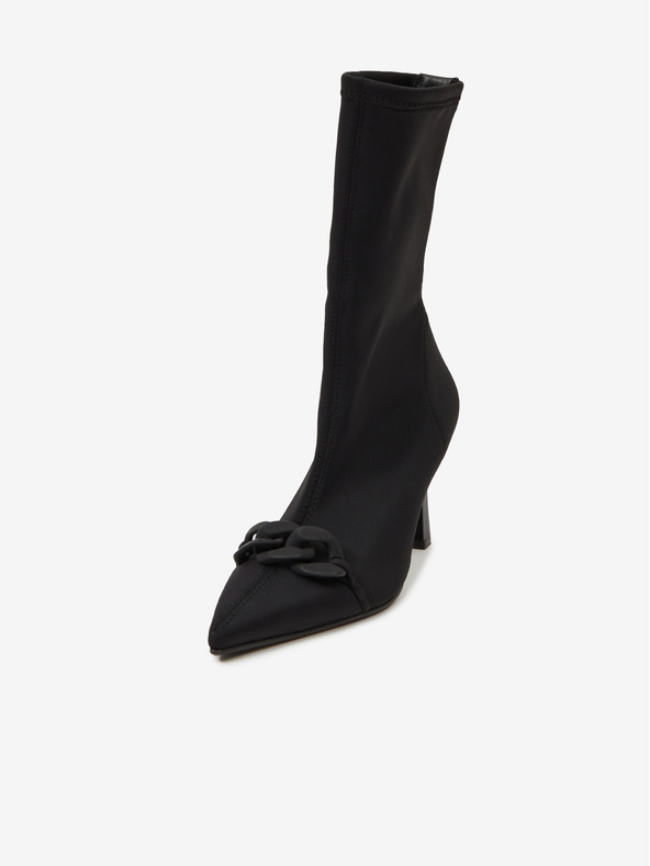 Ojju Cizme negre cu toc pentru femei OJJU