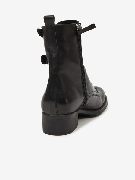 Ojju Botine din piele negre pentru femei OJJU