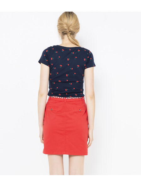 CAMAIEU Tricou albastru bleumarin cu imprimeu de cireșe