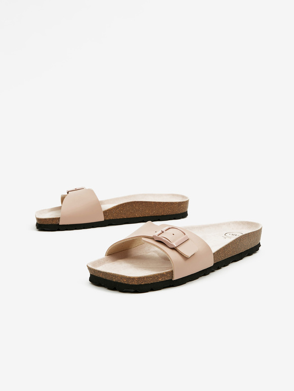 Ojju Papuci de damă roz deschis OJJU