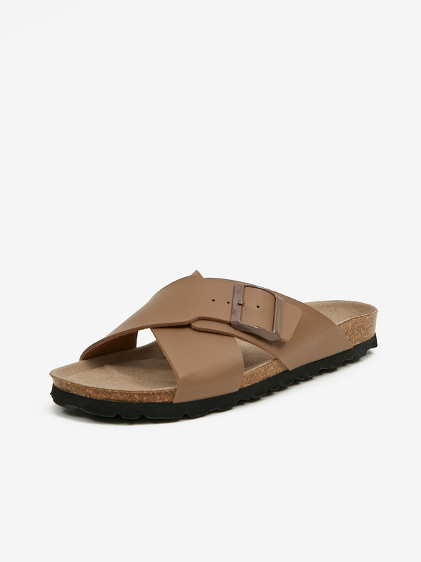 Ojju Papuci de bărbați maro OJJU