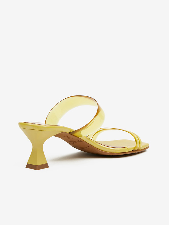 Ojju Papuci cu toc pentru femei galbeni OJJU