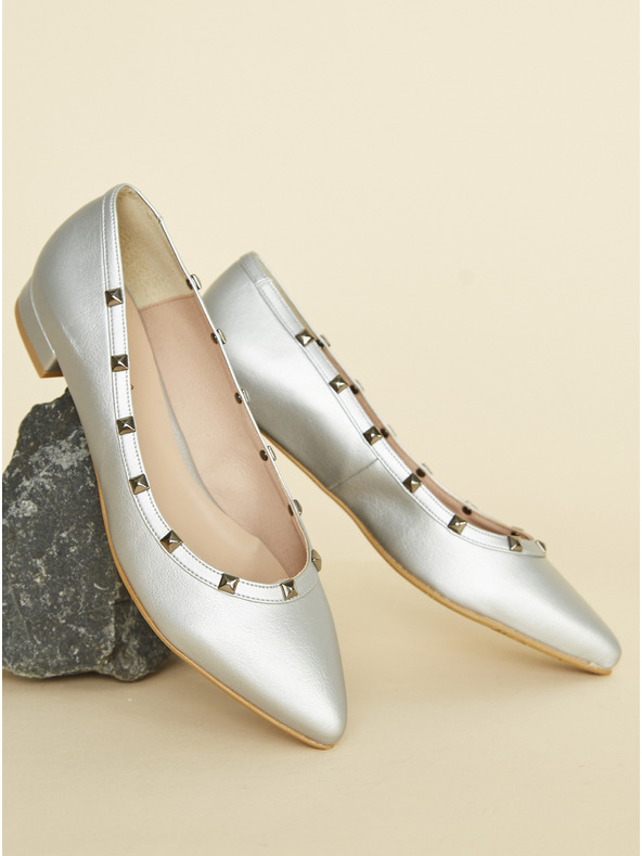 Ojju Balerini de culoare argintie OJJU