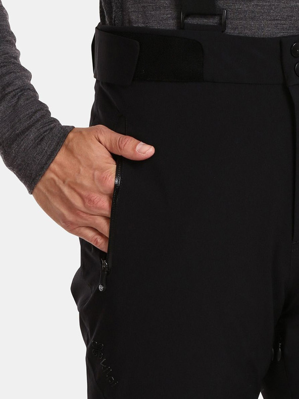 Kilpi Pantaloni de schi negri pentru bărbați Kilpi RAVEL