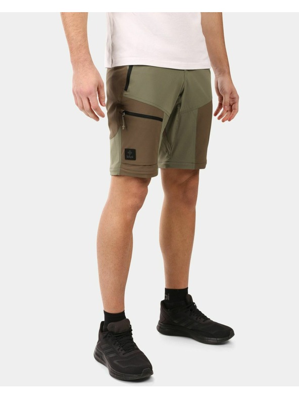 Kilpi Pantaloni outdoor detașabili pentru bărbați Kilpi HOSIO Verde