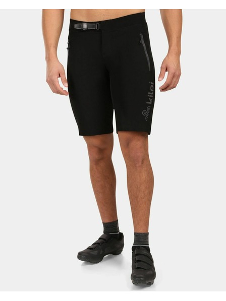 Kilpi Pantaloni scurți ciclism pentru bărbați Kilpi HIXON-M 2în1 pentru mountain bike Negru