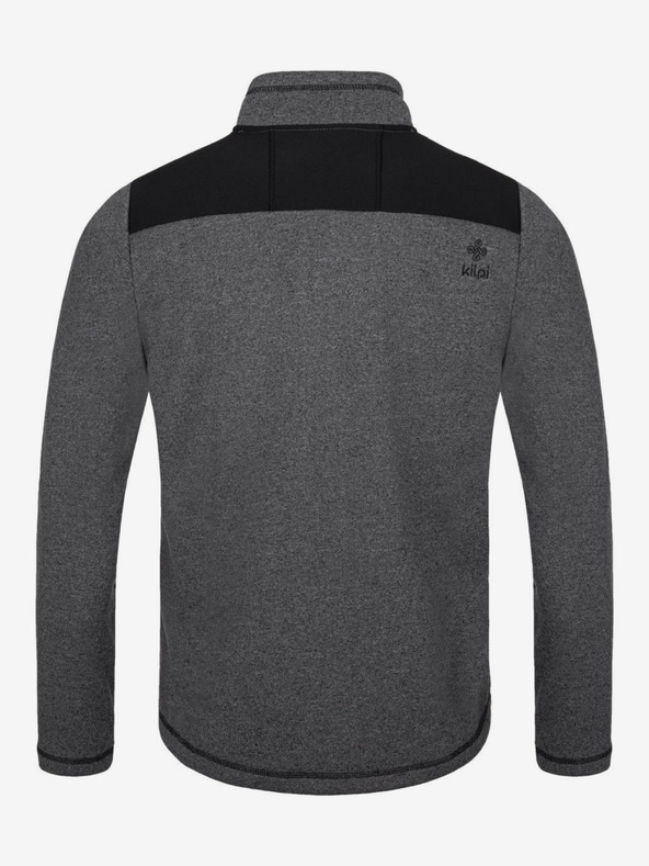 Kilpi Pulover fleece gri închis pentru bărbați Kilpi REGIN-M