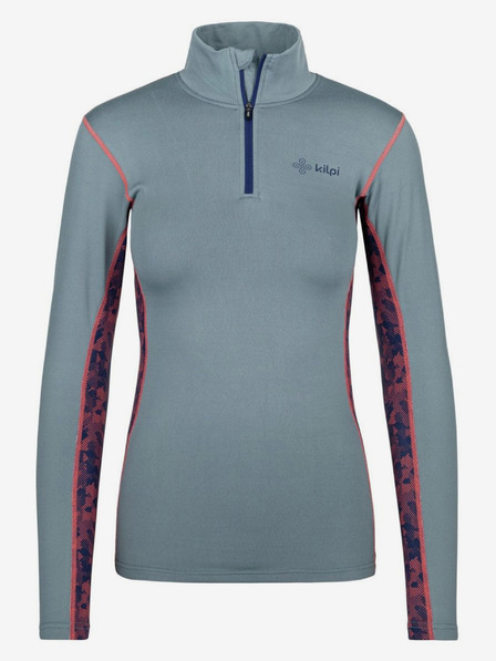 Kilpi Tricou termic albastru deschis pentru femei, cu guler ridicat KILPI WILLIE