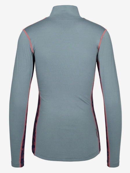 Kilpi Tricou termic albastru deschis pentru femei, cu guler ridicat KILPI WILLIE
