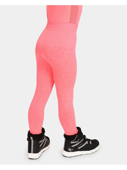 Kilpi Pantaloni termici pentru fete Kilpi OLINE-JG Roz