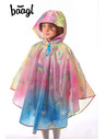 BAAGL  BAAGL Pelerină de ploaie tip poncho pentru exterior Unicorn, mărimea XS (90-110 cm)