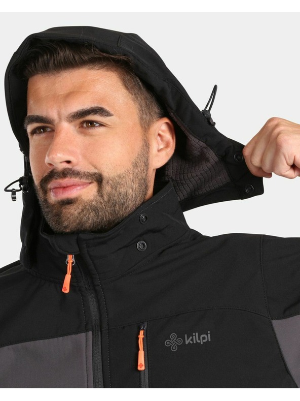 Kilpi Jachetă softshell pentru bărbați Kilpi ONTAVIO-M Gri întunecat