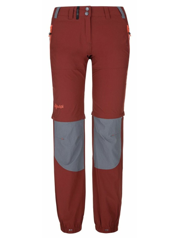 Kilpi Pantaloni outdoor pentru femei KILPI HOSIO-W Roșu întunecat