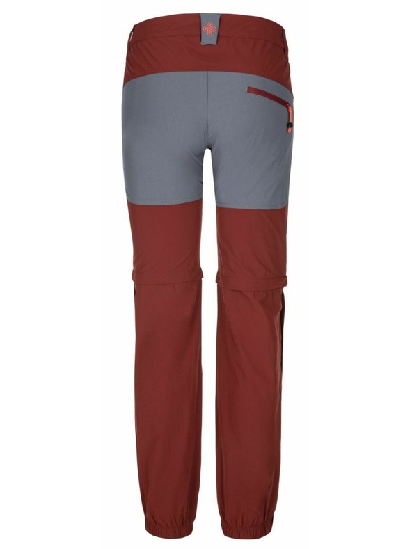 Kilpi Pantaloni outdoor pentru femei KILPI HOSIO-W Roșu întunecat