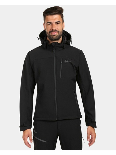 Kilpi Geacă softshell pentru bărbați Kilpi ONTAVIO-M Neagră