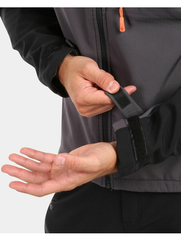 Kilpi Jachetă softshell pentru bărbați Kilpi ONTAVIO-M Gri întunecat