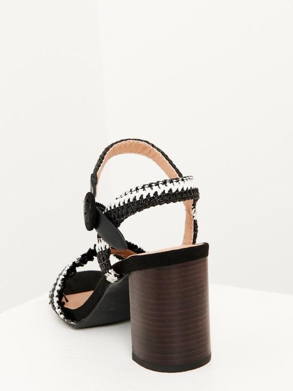 CAMAIEU Pantofi negri cu baretă CAMAIEU