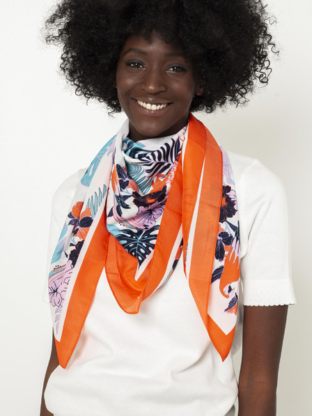 CAMAIEU Batistă roșie cu model CAMAIEU