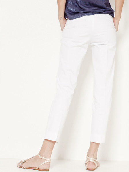 CAMAIEU Pantaloni albi CAMAIEU