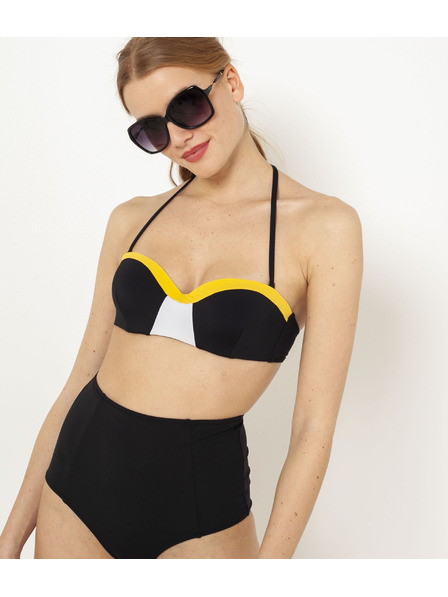 CAMAIEU Parte superioară costum baie neagră CAMAIEU