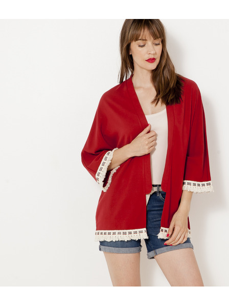 CAMAIEU Kimono roșu CAMAIEU